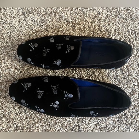 Maceoo Black Skull Loafers (Size 9) main image 4